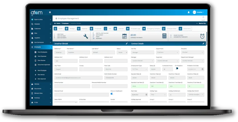 Employee Management 1 Employee Details