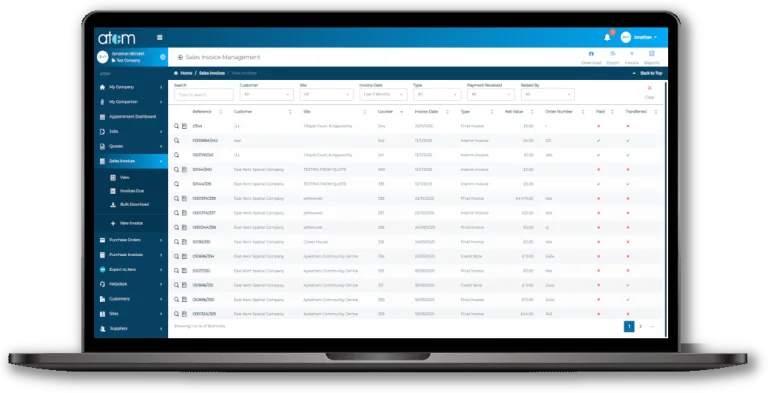 Finance Management 1 Sales Invoice