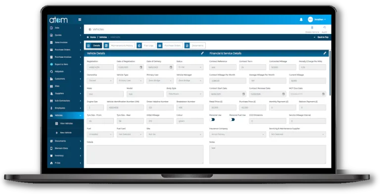Vehicle Management 3 Vehicle Service
